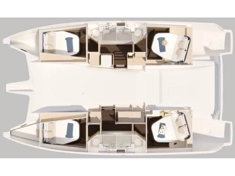 Pronájem lodi Fountaine Pajot FP 44 v Sukošan na Samboatu