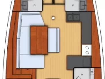 Pronájem Plachetnice v Tivat -Bénéteau Oceanis 48