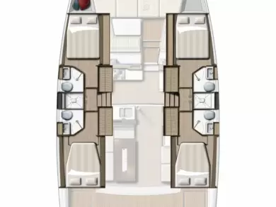 Pronájem lodi Bali Bali 4.2 v Pirovac na Samboatu