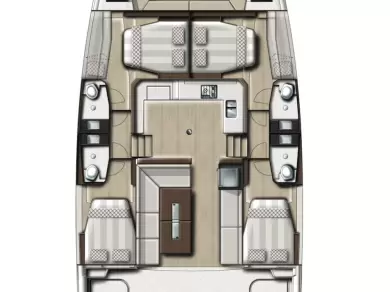 Pronájem lodi Pirovac lákavé ceny Bali Catspace Voile