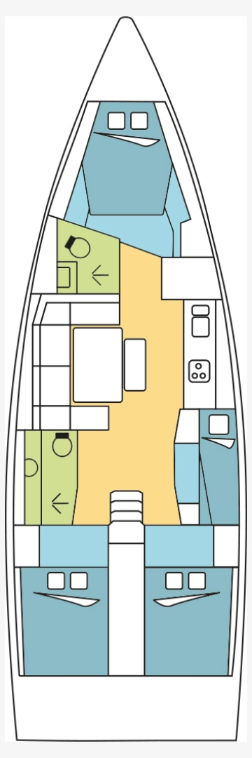 Pronájem lodi Dufour Dufour 430 Grand Large v Le Marin na Samboatu