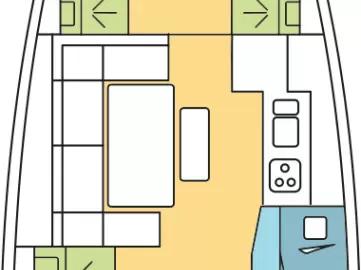 Dufour Dufour 460 Grand Large jednotlivci a charterové společnosti v Olbia