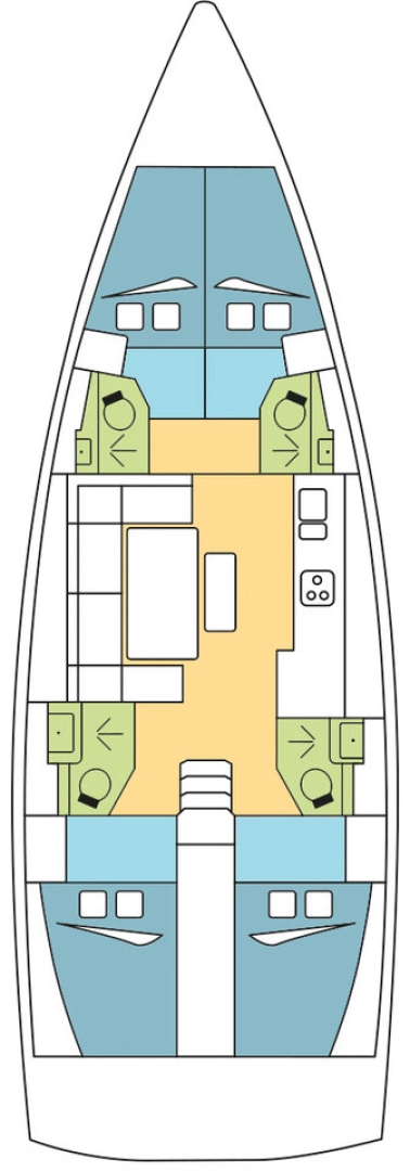 Pronajmout si Dufour Dufour 460 Grand Large v Olbia