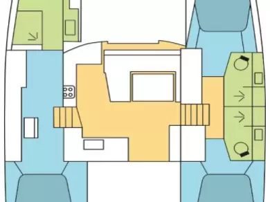 Pronájem Katamarán Fountaine Pajot s licencí