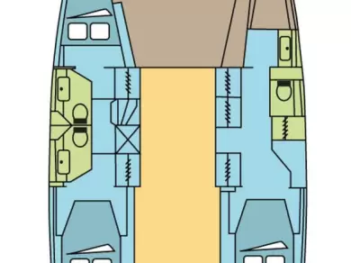 Pronájem Katamarán v Parham Town -Fountaine Pajot Isla 40