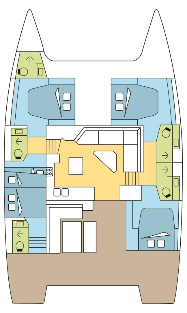 Pronájem lodi Fountaine Pajot Saona 47 v Airlie Beach na Samboatu