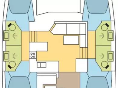 Pronájem lodi Donji Seget lákavé ceny Lagoon 42