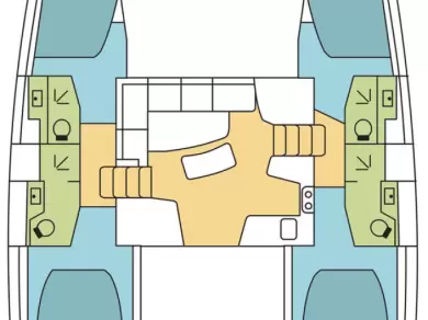 Pronájem lodi Komolac lákavé ceny Lagoon 42