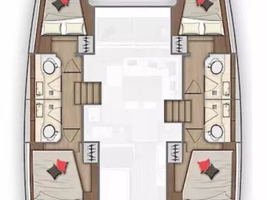 Pronájem jachty v Biograd Na Moru -Lagoon Lagoon 40 na Samboatu