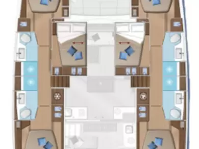 Pronajmout Katamarán se skipperem či ne Lagoon v Kaštela