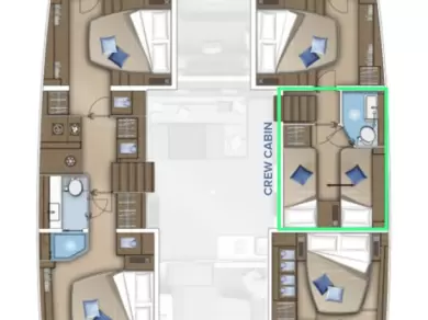 Pronájem Katamarán v Kaštela -Lagoon Lagoon 55