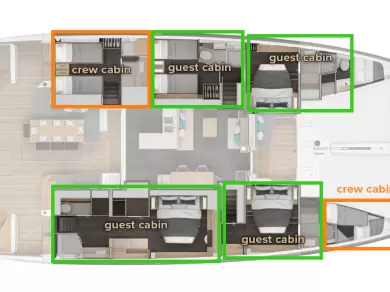 Pronajmout si Lagoon Lagoon 60 v Kaštela