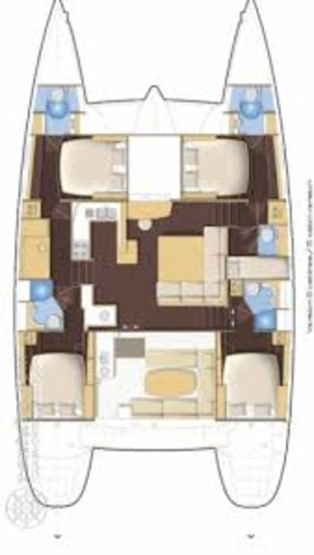 Pronajmout si Lagoon Lagoon 500 v Corazón de Jesús Island