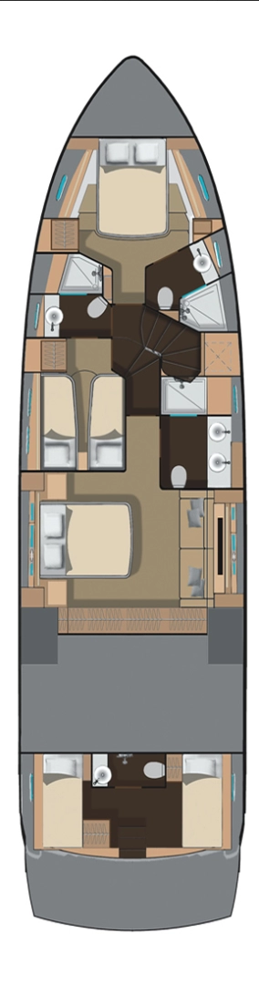 Pronájem Jachta v Göcek  -Numarine Numarine 62 Flybridge