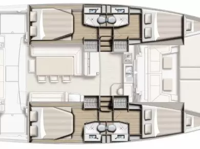Pronájem lodi Bali Bali 4.1 v Kalkara na Samboatu