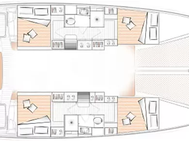 Pronájem Katamarán Excess s licencí