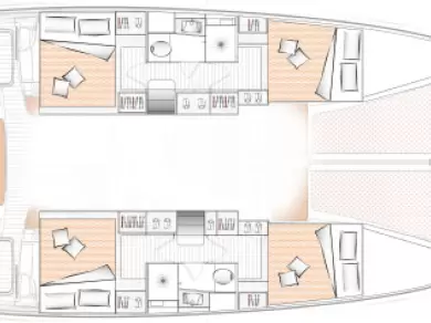 Pronájem lodi Lefkáda lákavé ceny Excess 11