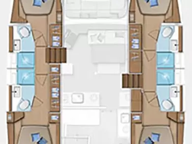 Pronajmout Katamarán se skipperem či ne Lagoon v Alimos