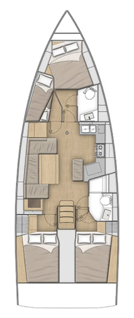 Bénéteau Oceanis 40.1 jednotlivci a charterové společnosti v Zadar