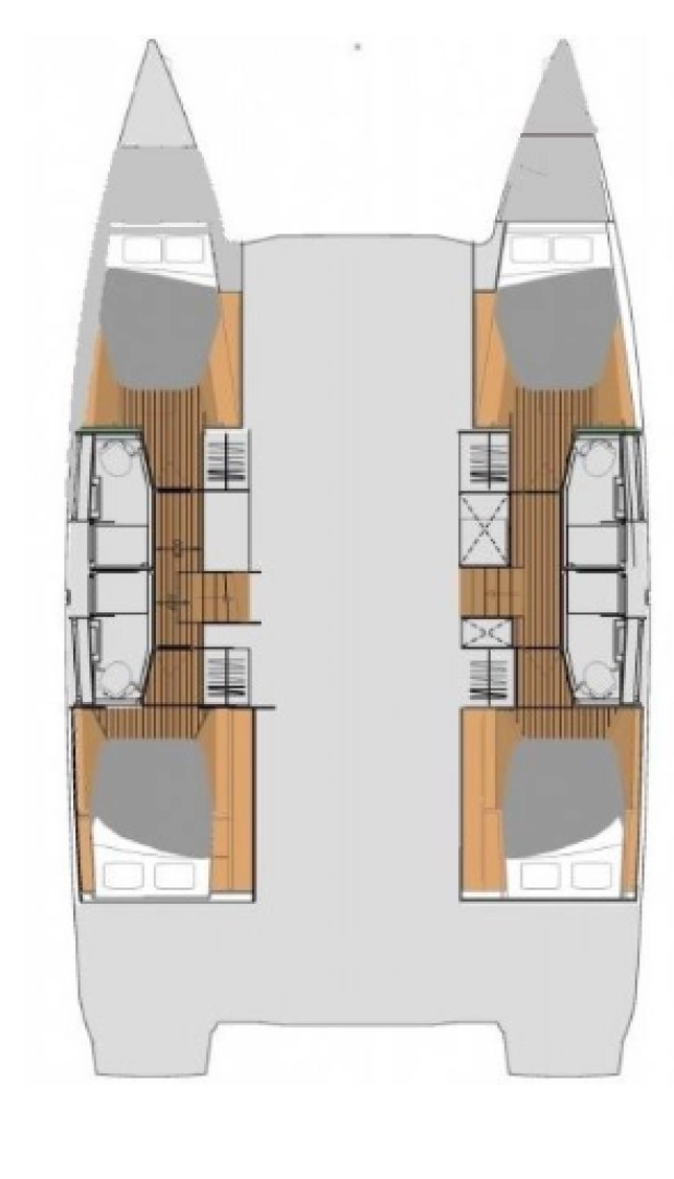 Pronájem Katamarán Fountaine Pajot s licencí