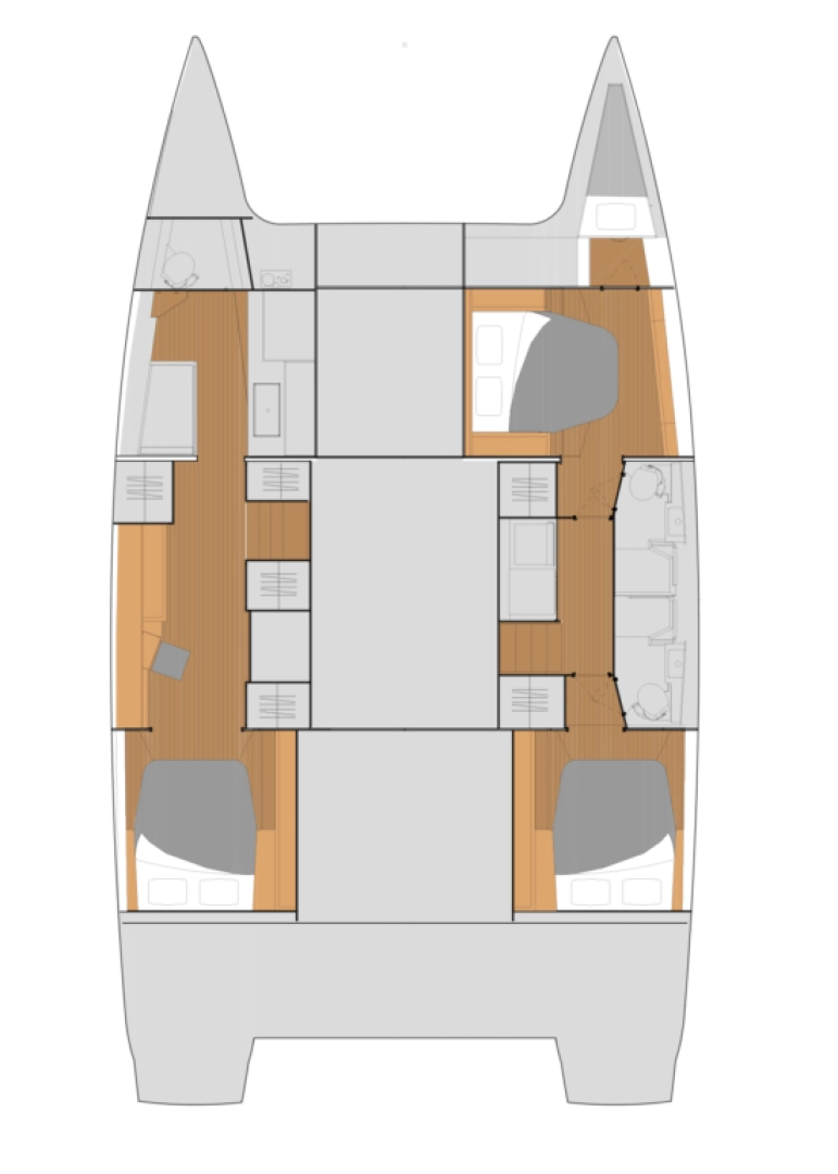 Fountaine Pajot Fountaine Pajot Tanna 47 Maestro - 3 + 1 cab. jednotlivci a charterové společnosti v Marsh Harbour