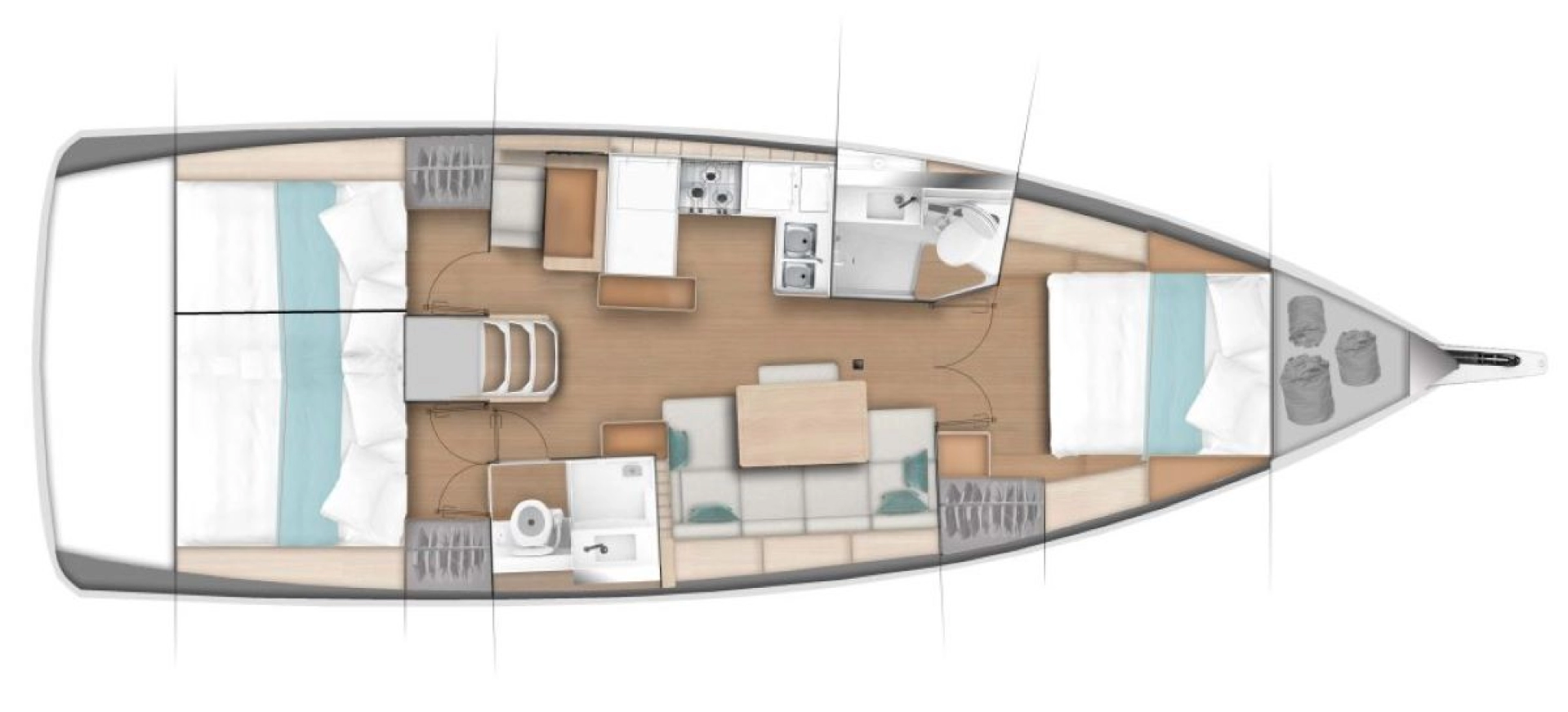 Pronájem Plachetnice v Annapolis -Jeanneau Sun Odyssey 440