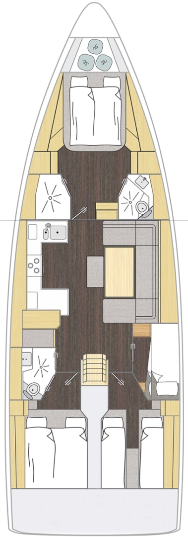 Pronájem lodi Marseille lákavé ceny Bavaria C46
