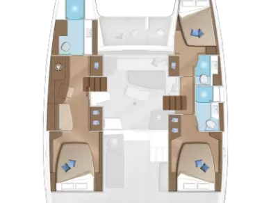 Pronájem lodi Rogoznica lákavé ceny Lagoon 42