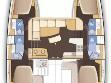 Pronájem Katamarán v Rogoznica -Lagoon Lagoon 42