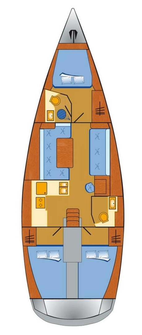 Pronájem lodi Flensburg lákavé ceny Dufour 40E
