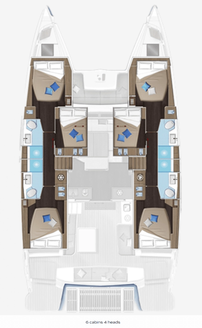 Pronájem Katamarán v Road Town -Lagoon Lagoon 51