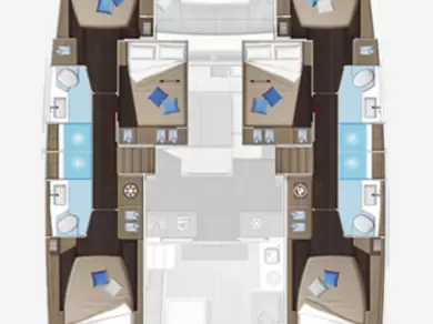 Pronájem Katamarán v Road Town -Lagoon Lagoon 51