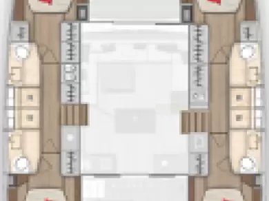 Pronajmout si Lagoon Lagoon 50 v Saint Raphael