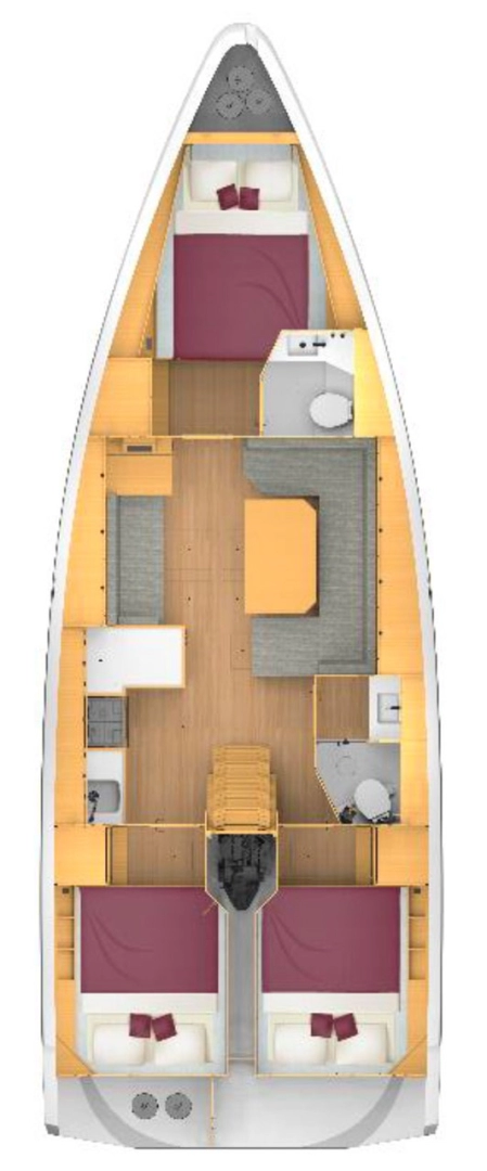 Pronájem lodi Bavaria Bavaria C42 v Cala d'Or na Samboatu