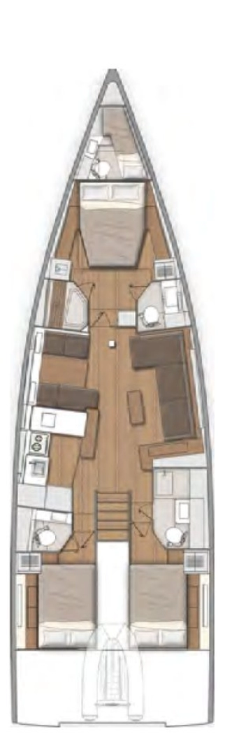 Pronajmout Plachetnice se skipperem či ne Bénéteau v Cugnana Verde