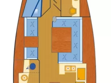 Pronajmout si Jeanneau Sun Odyssey 439 v Pula