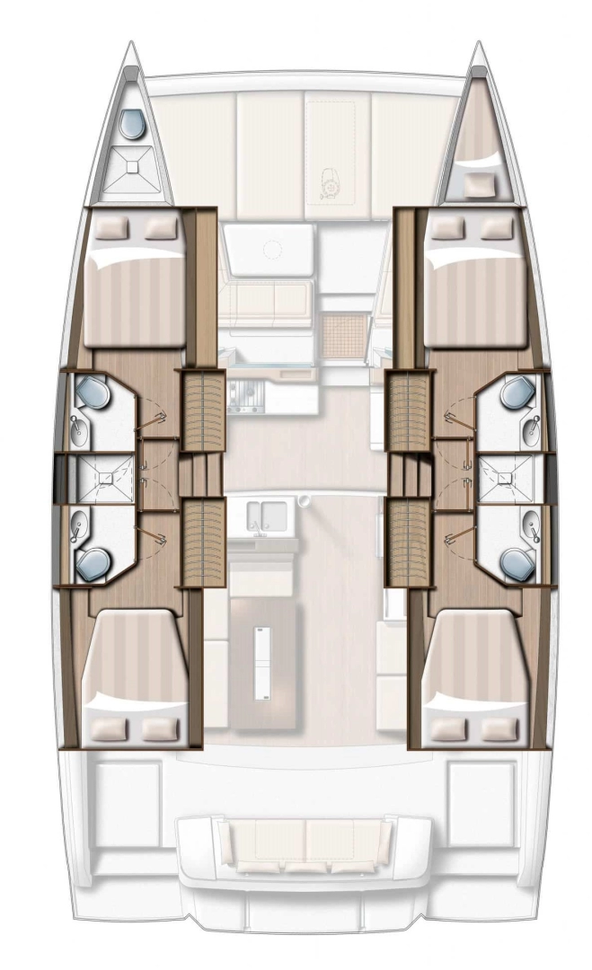 Pronajmout Katamarán se skipperem či ne Bali v Rogoznica