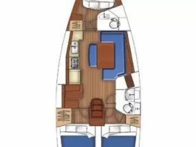 Pronájem lodi Fethiye lákavé ceny Oceanis 40