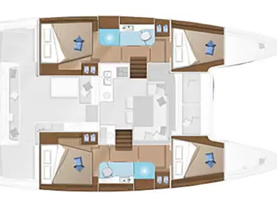 Pronájem lodi Lagoon Lagoon 40 v Bormes-les-Mimosas na Samboatu