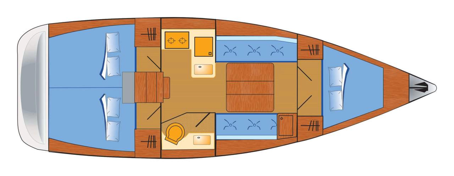 Pronájem lodi Flensburg lákavé ceny Dufour 350 Grand Large