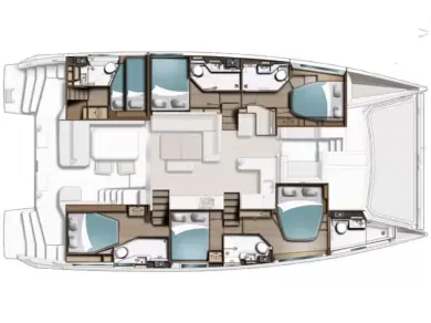 Pronájem jachty v Furnari -Leopard Catamarans / Robertson & Caine Leopard 52 na Samboatu