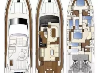 Pronájem Jachta Ferretti s licencí