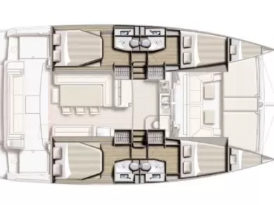 Pronájem jachty v Ávdira -Bali Bali 4.1 na Samboatu