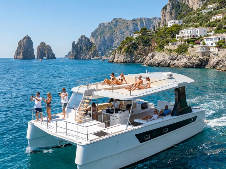 CAT SEA Star 380 jednotlivci a charterové společnosti v Positano