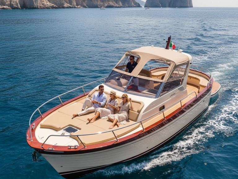 Pronájem Motorová loď v Sorrento -Gozzo Jeranto 8 Open
