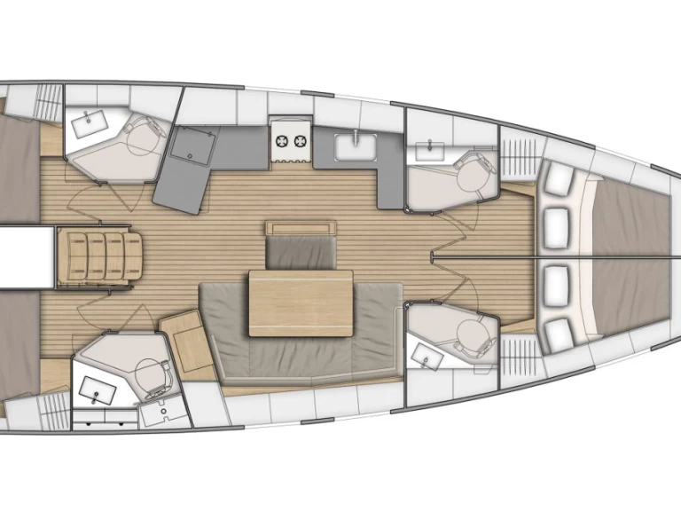 Bénéteau Oceanis 46.1 jednotlivci a charterové společnosti v Skradin
