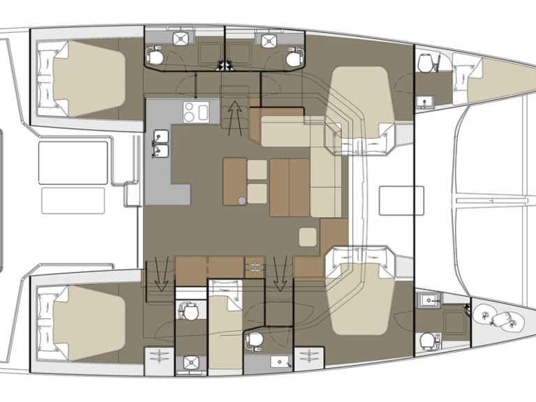 Pronajmout Katamarán se skipperem či ne Dufour v Furnari