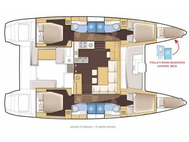 Pronajmout si Lagoon Lagoon 450 F v Alimos