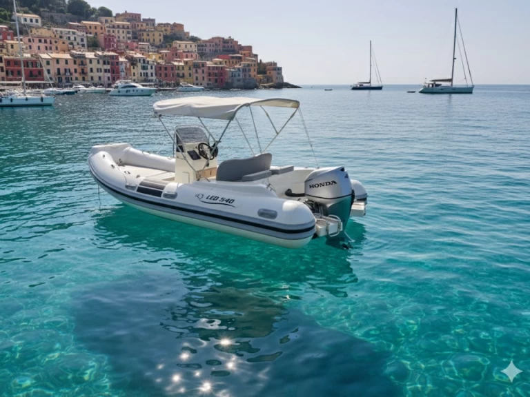 Pronájem Polotuhá loď Nautica Led s licencí