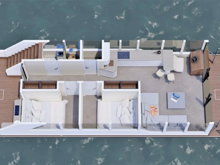 Pronajmout Říční loď se skipperem či ne Luxboot v Buchholz City